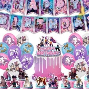 Decoration Happy birthday kpop Demon hunters